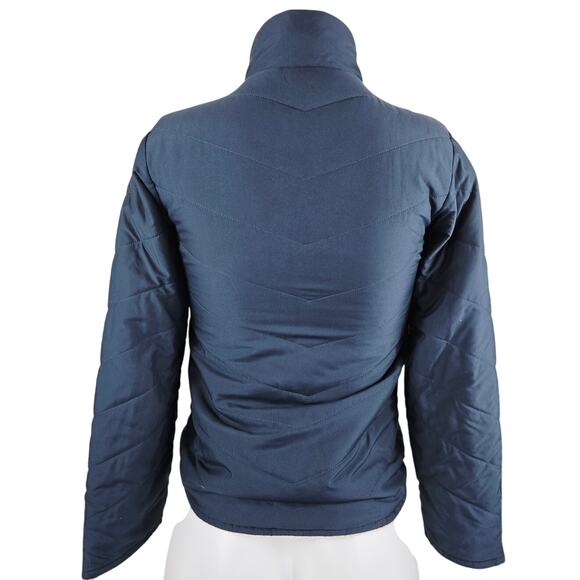 Patagonia Reversible Ready Freddy Hoody Jacket Navy Blue Fleece Boys M 10 - Picture 3 of 8